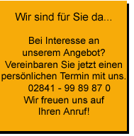 wir machen Sie fit...